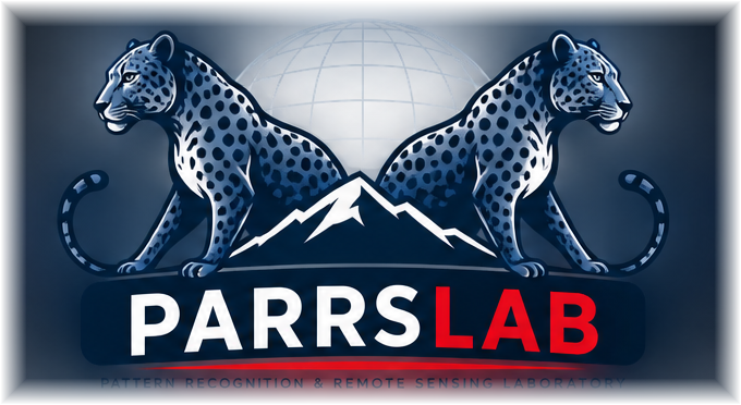 PARRSLAB logo concept with two panthers